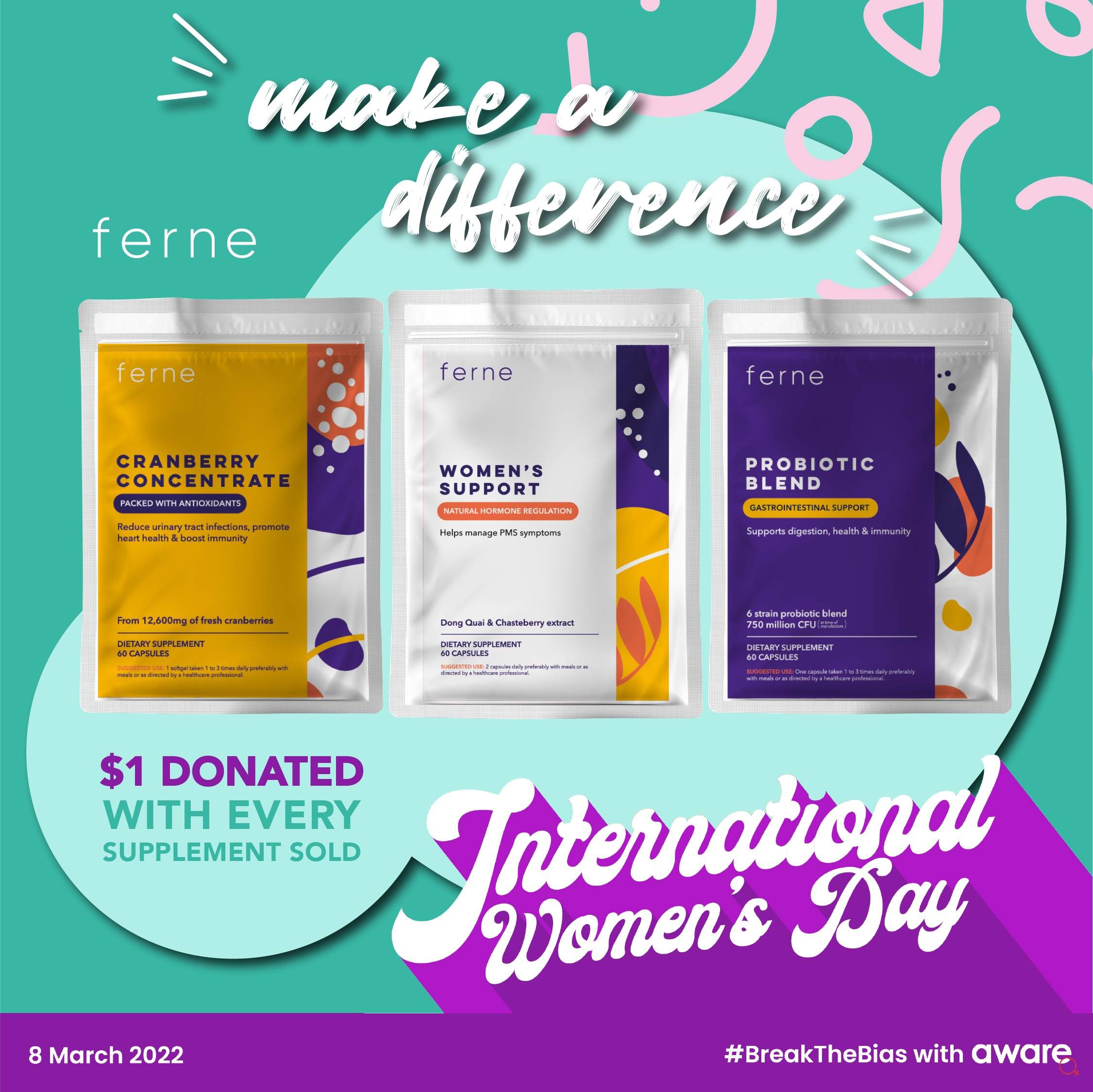 Ferne health IWD promotion