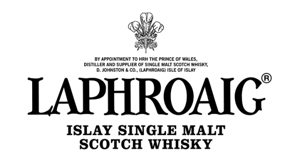 Laphroaig with HRH logo