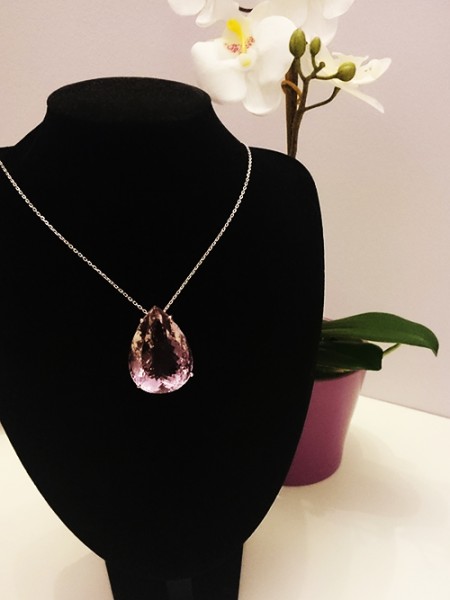 big purple necklace