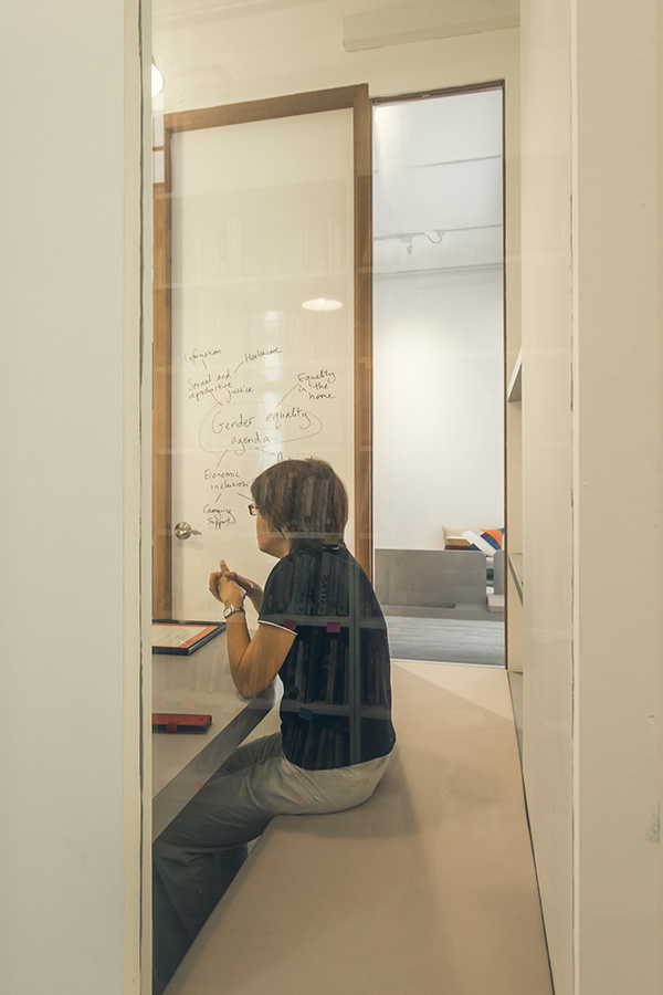 inside the meeting pods