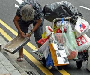 singapore elderly poor